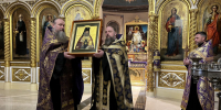 Молебное пение по окончании пребывания чудотворной иконы святого равноапостольного Николая Японского - Солнечногорское Благочиние