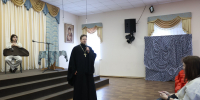 Концерт гусляра Егора Стрельникова на приходе Спасского храма в Андреевке - Солнечногорское Благочиние